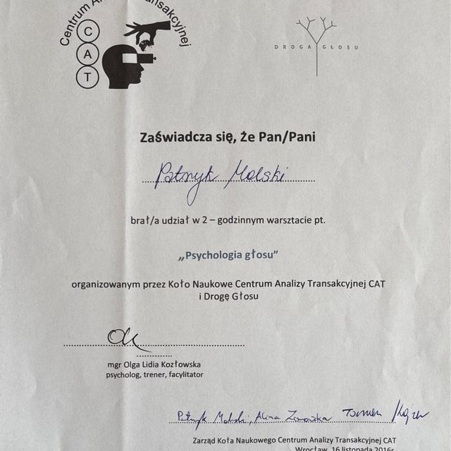 Powiększ obraz: certificate 106