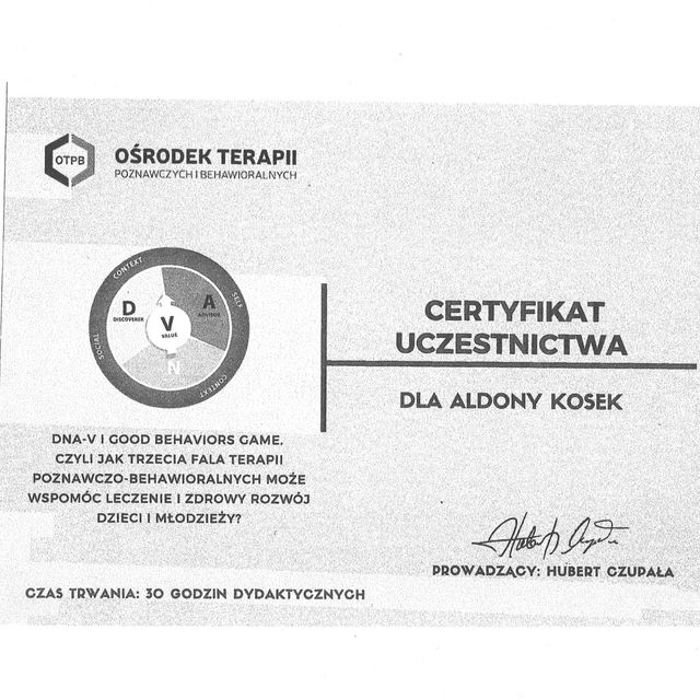 Powiększ obraz: certificate 21