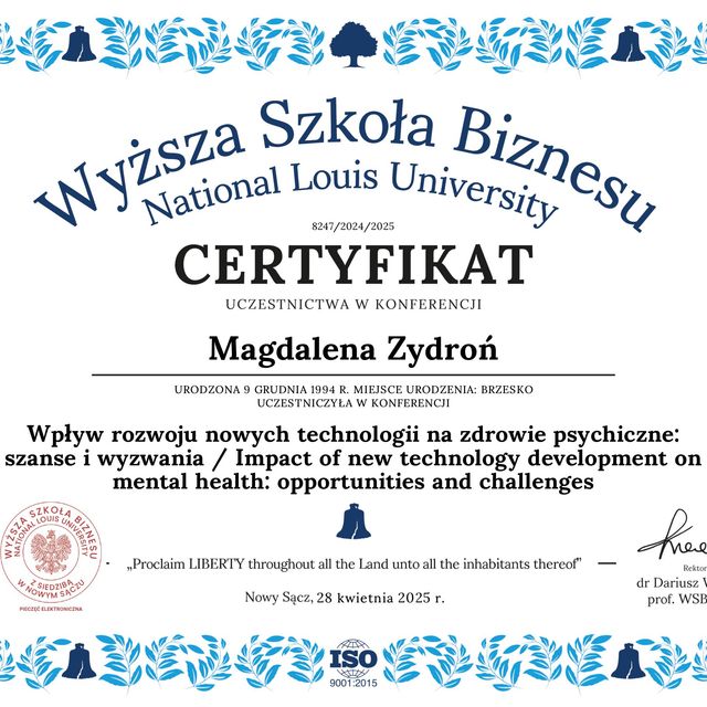 Powiększ obraz: certificate 5