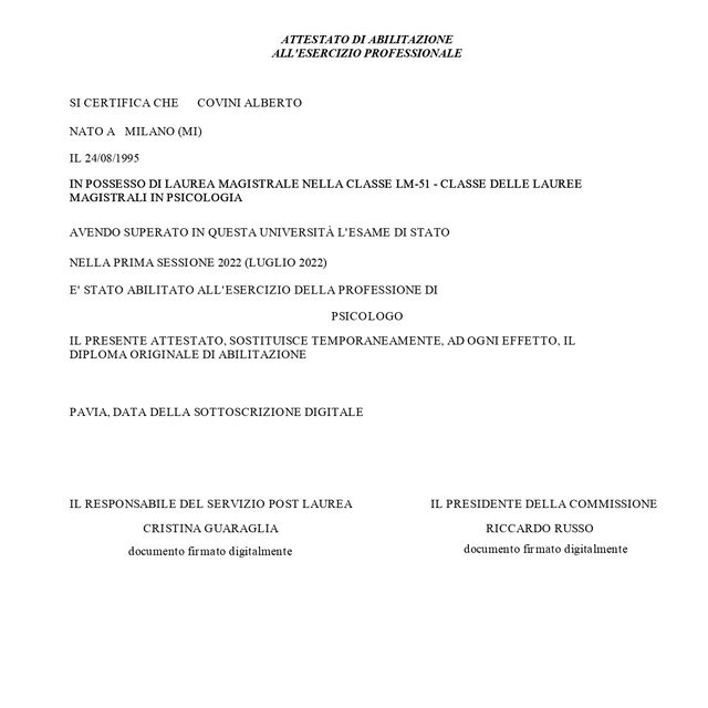Ingrandire l'immagine: certificate 2