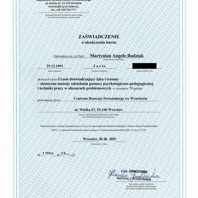 Powiększ obraz: certificate 5