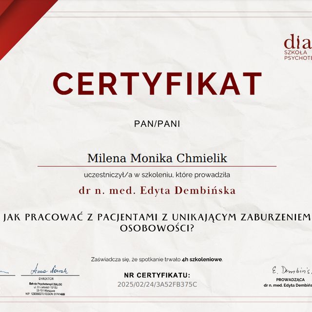 Powiększ obraz: certificate 40