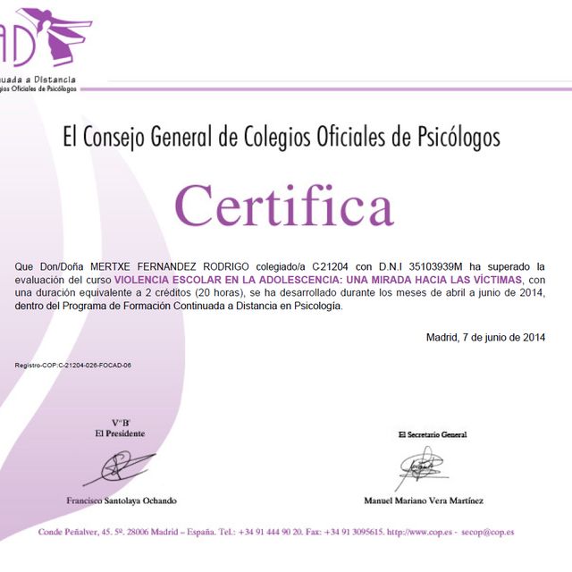 Acercar imagen: certificate 28