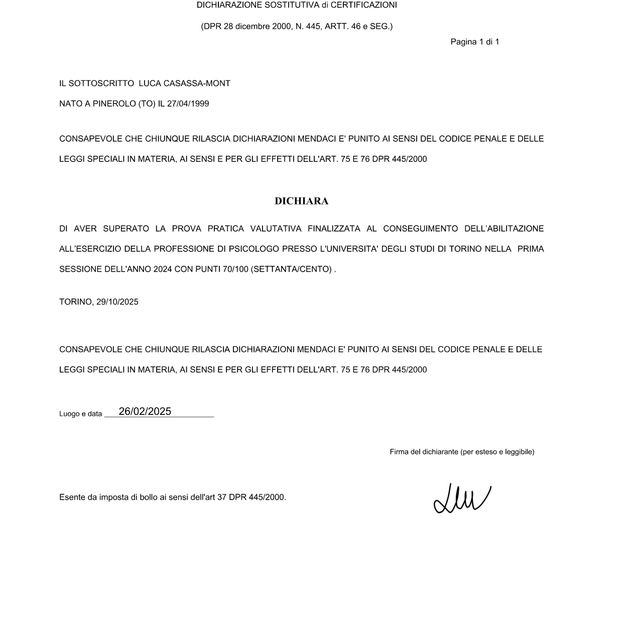 Ingrandire l'immagine: certificate 1