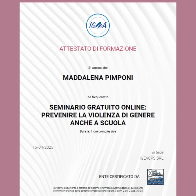 Ingrandire l'immagine: certificate 3