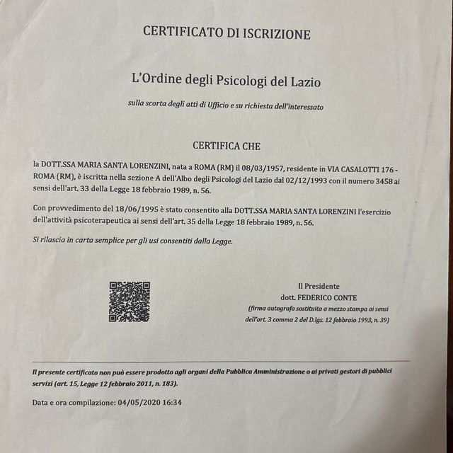 Ingrandire l'immagine: certificate 1