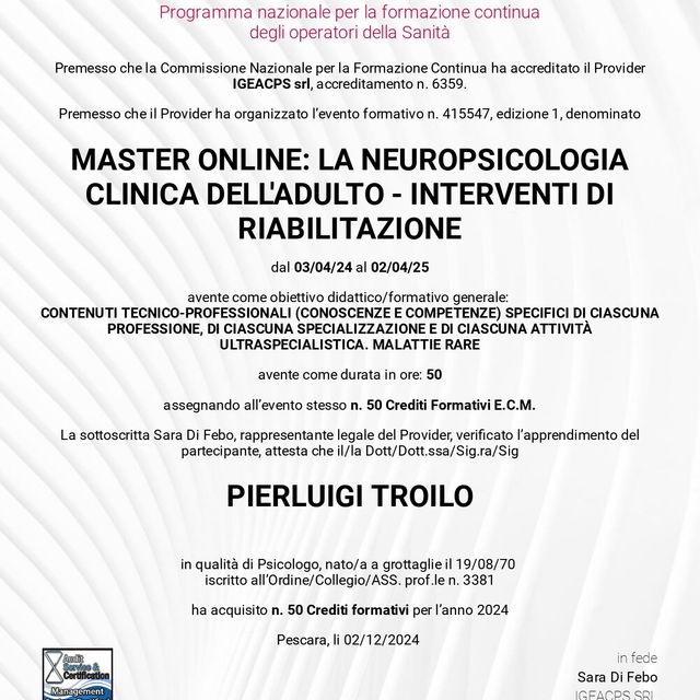 Ingrandire l'immagine: certificate 1