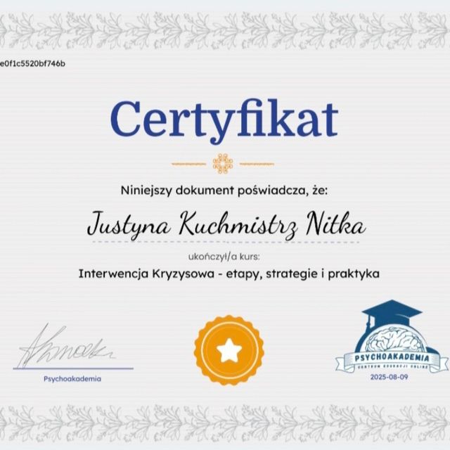 Powiększ obraz: certificate 10