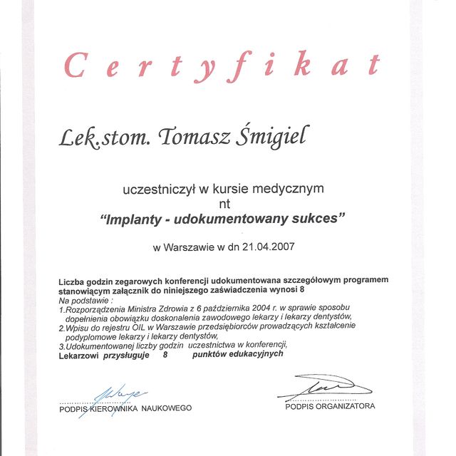 Powiększ obraz: certificate 21