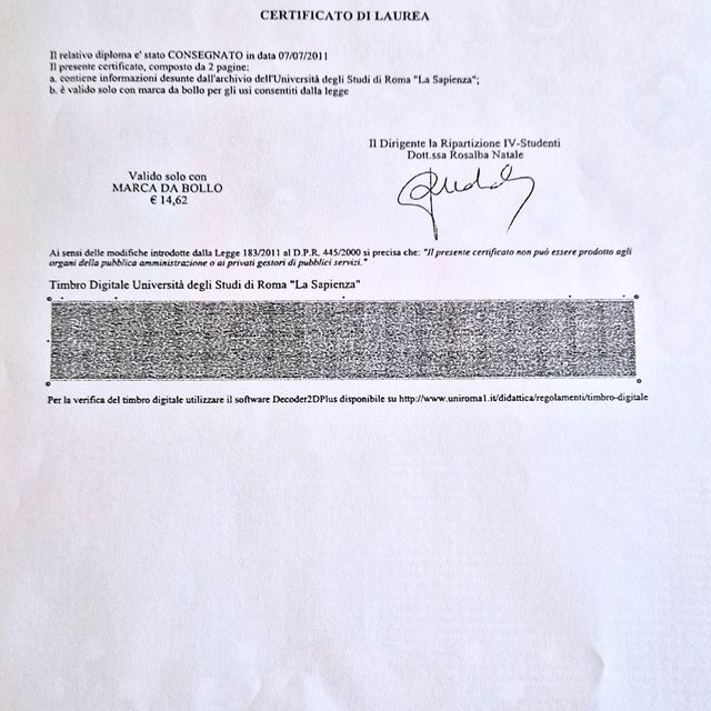 Ingrandire l'immagine: certificate 4