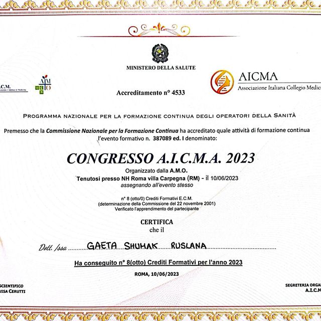 Ingrandire l'immagine: certificate 6