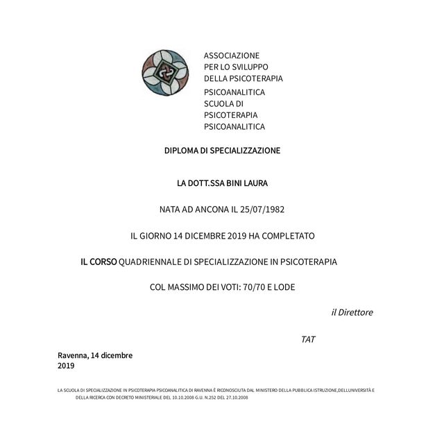 Ingrandire l'immagine: certificate 1
