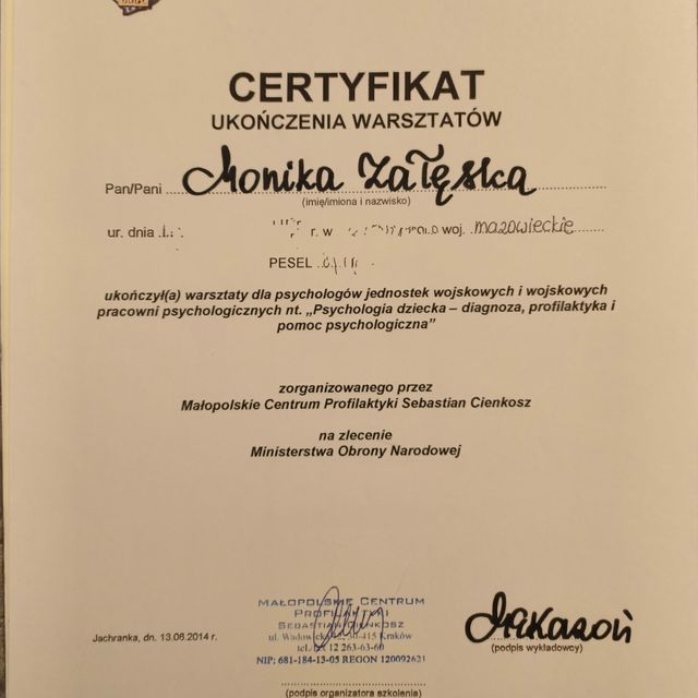 Powiększ obraz: certificate 10