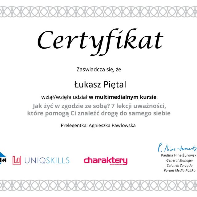 Powiększ obraz: certificate 10
