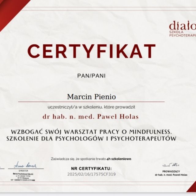Powiększ obraz: certificate 20