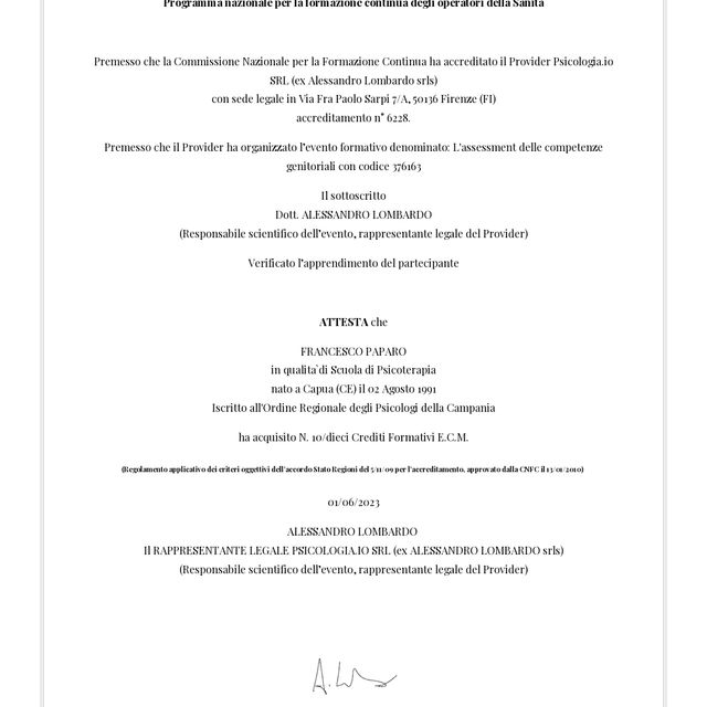 Ingrandire l'immagine: certificate 1
