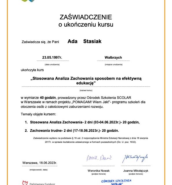 Powiększ obraz: certificate 10