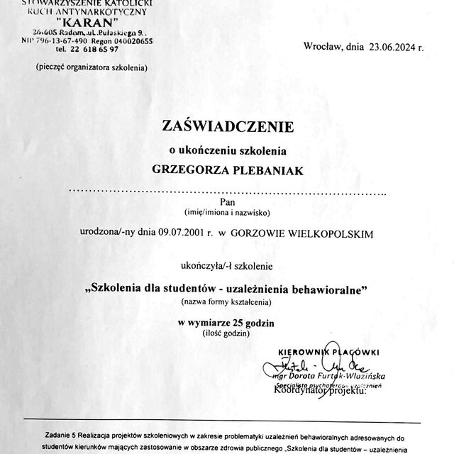 Powiększ obraz: certificate 1