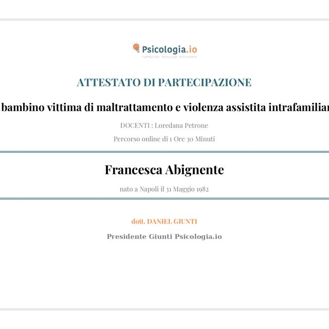 Ingrandire l'immagine: certificate 26