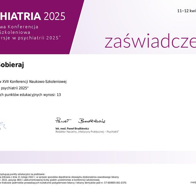 Powiększ obraz: certificate 9