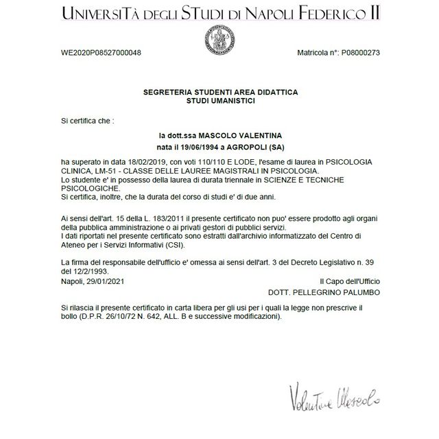 Ingrandire l'immagine: certificate 1