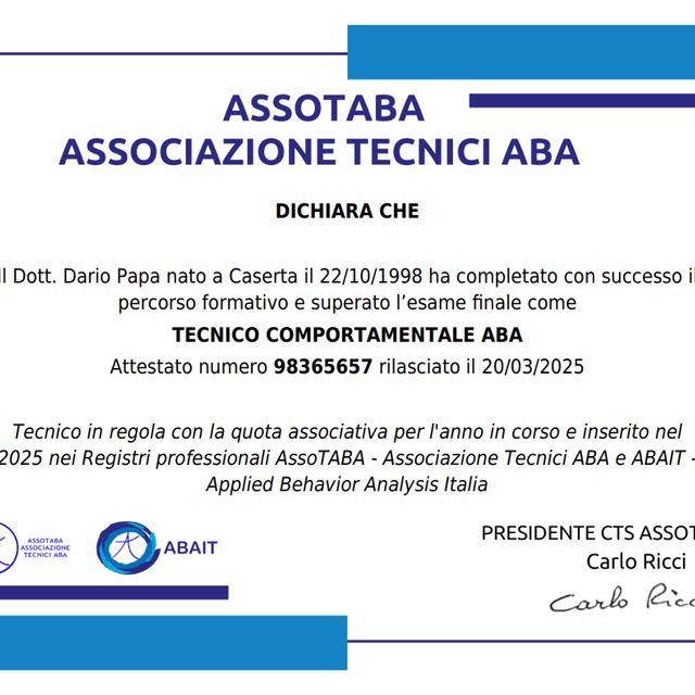 Ingrandire l'immagine: certificate 6