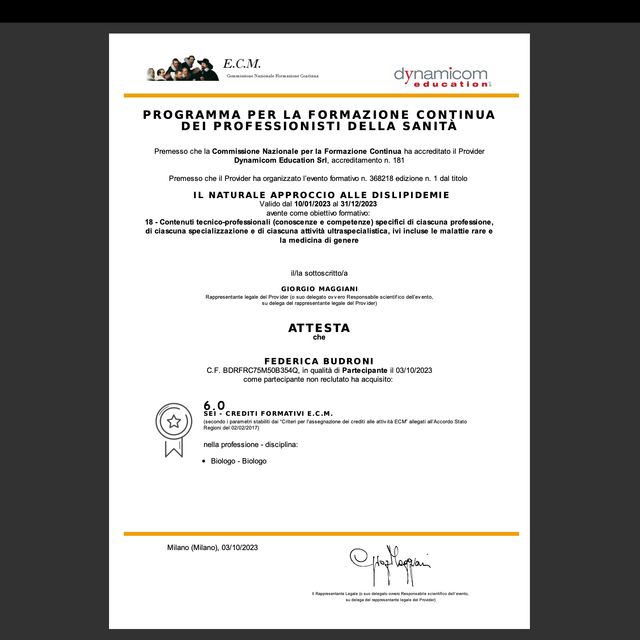 Ingrandire l'immagine: certificate 20