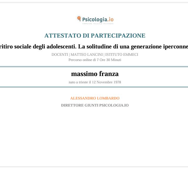 Ingrandire l'immagine: certificate 6