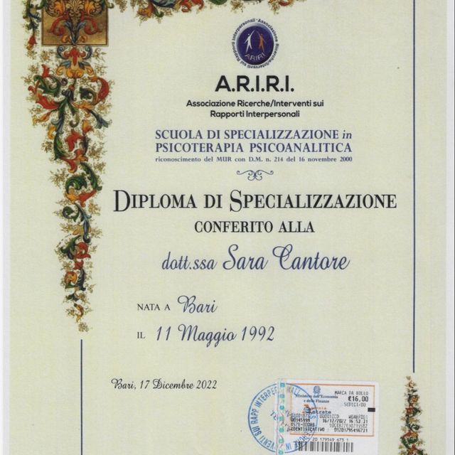 Ingrandire l'immagine: certificate 1