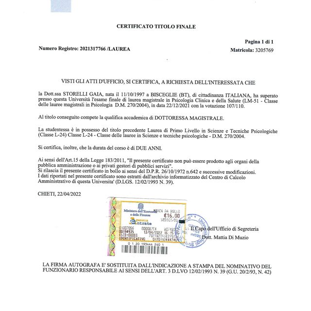 Ingrandire l'immagine: certificate 1