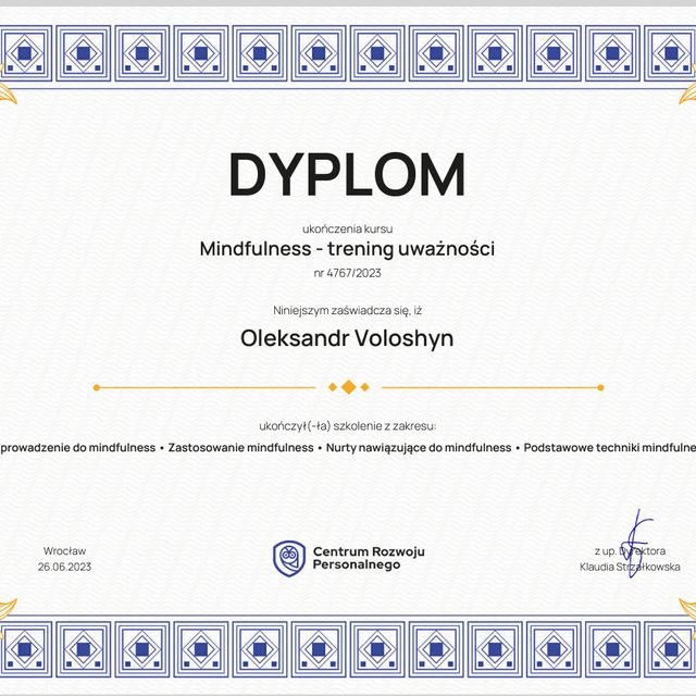 Powiększ obraz: certificate 1