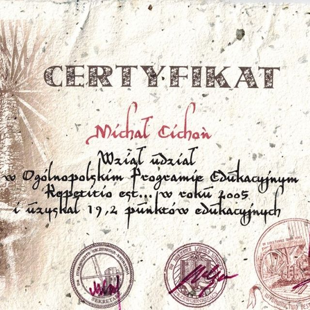 Powiększ obraz: certificate 5