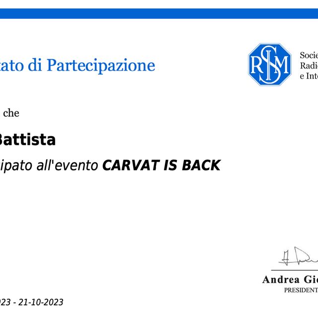 Ingrandire l'immagine: certificate 8