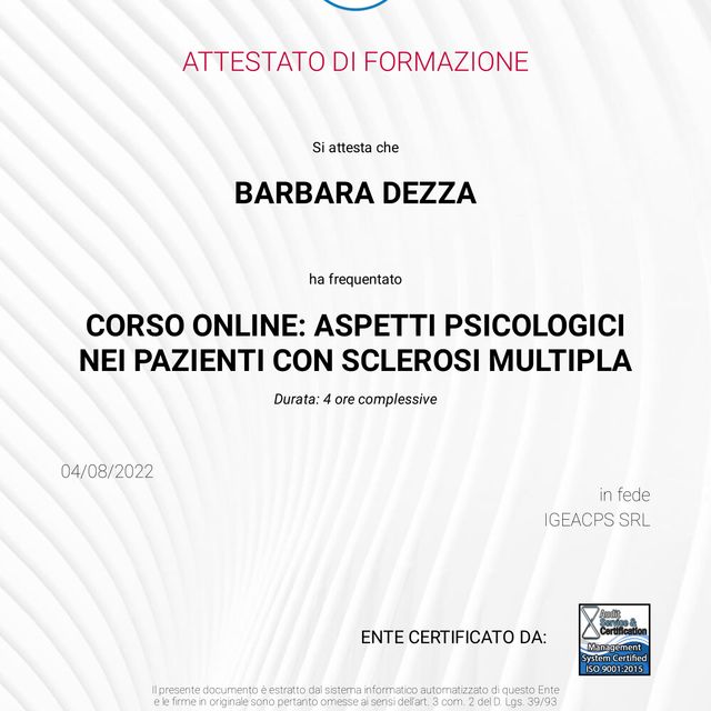 Ingrandire l'immagine: certificate 4