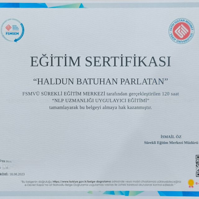 Resmi büyüt: certificate 15