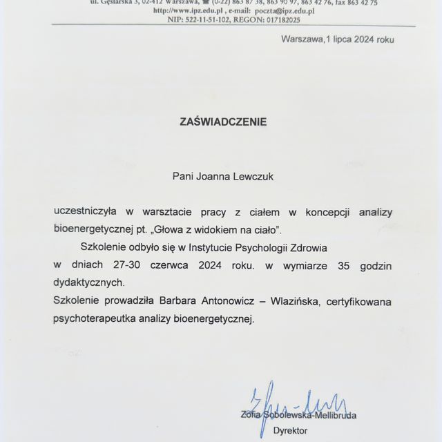 Powiększ obraz: certificate 1
