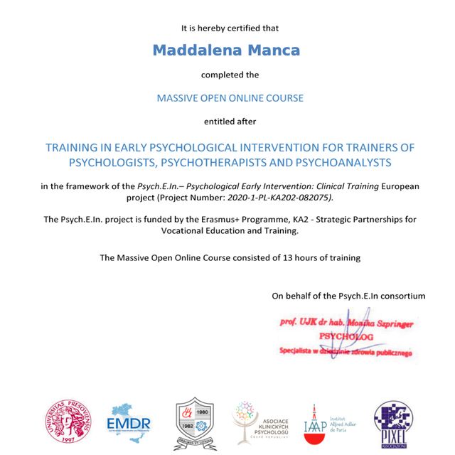 Ingrandire l'immagine: certificate 1