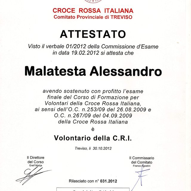 Ingrandire l'immagine: certificate 6