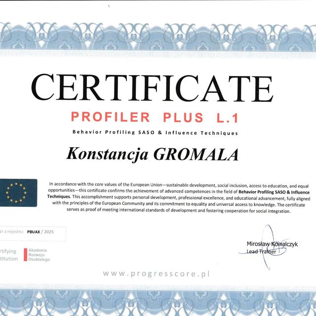 Powiększ obraz: certificate 8