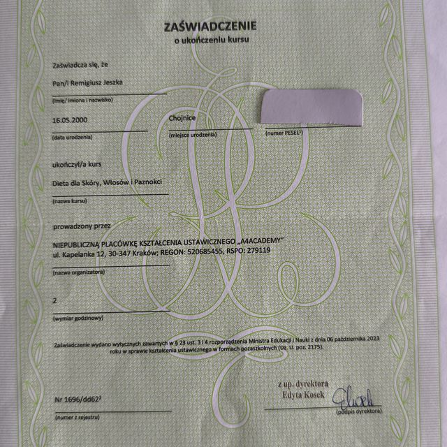 Powiększ obraz: certificate 22