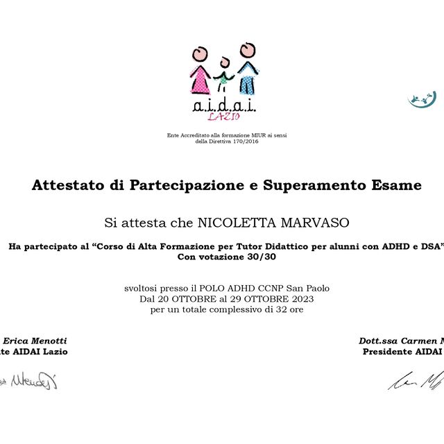 Ingrandire l'immagine: certificate 2