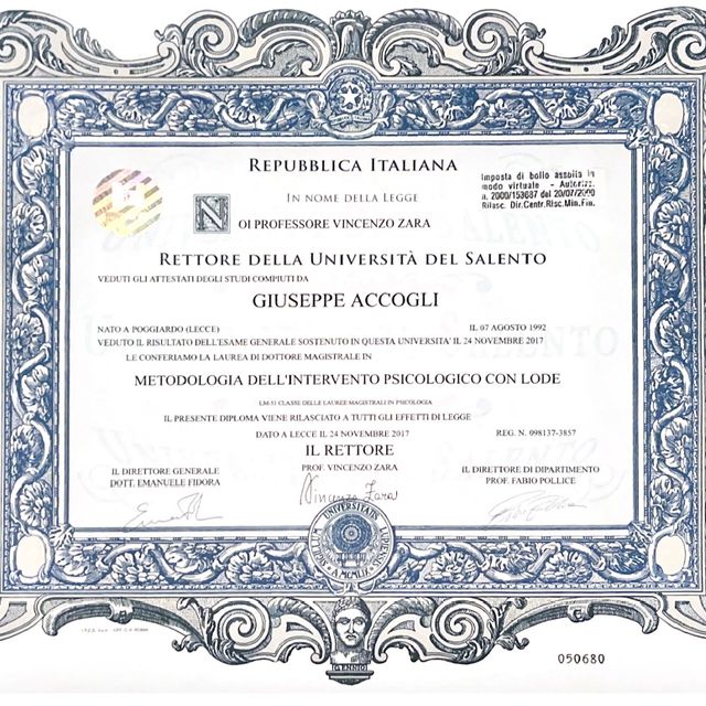 Ingrandire l'immagine: certificate 1