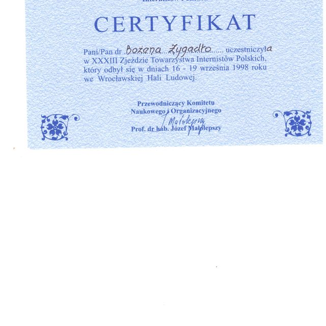 Powiększ obraz: certificate 28