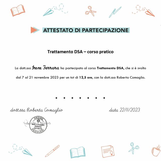 Ingrandire l'immagine: certificate 8