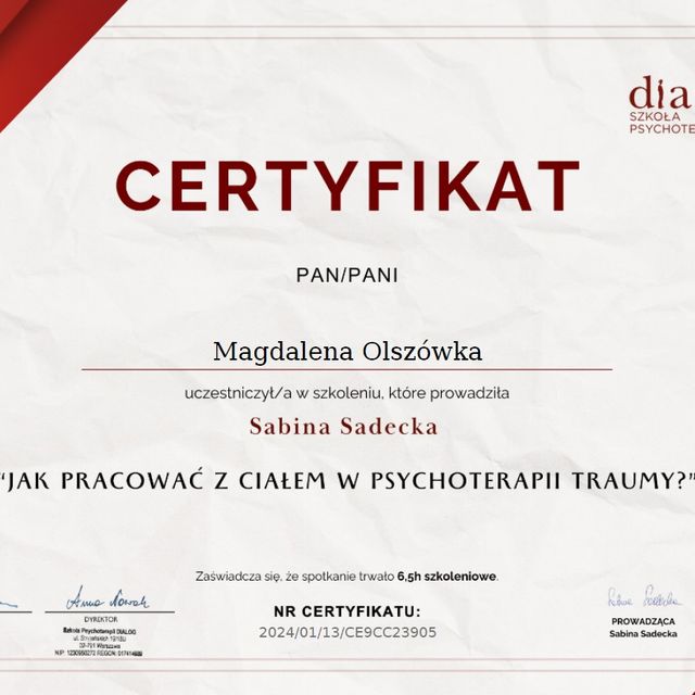 Powiększ obraz: certificate 9