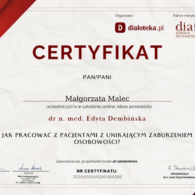 Powiększ obraz: certificate 5