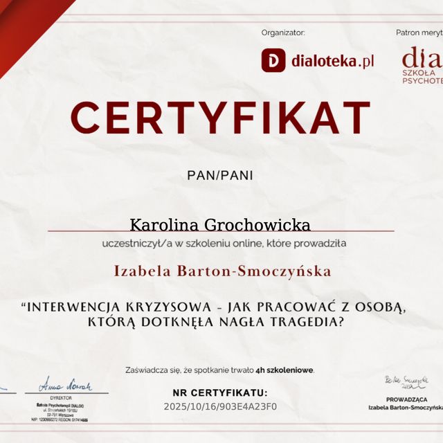 Powiększ obraz: certificate 16