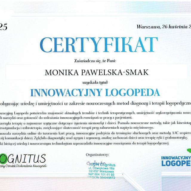Powiększ obraz: certificate 74