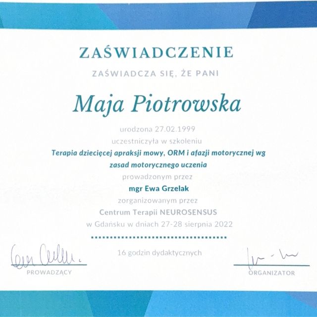Powiększ obraz: certificate 16