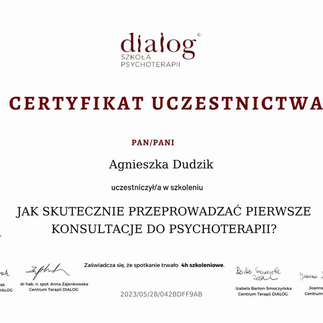 Powiększ obraz: certificate 10